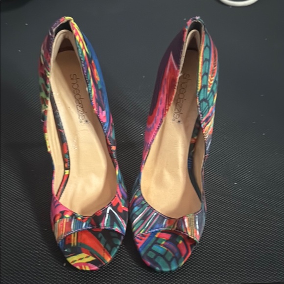 Women's Multicolor Heels - Picture 1 of 2